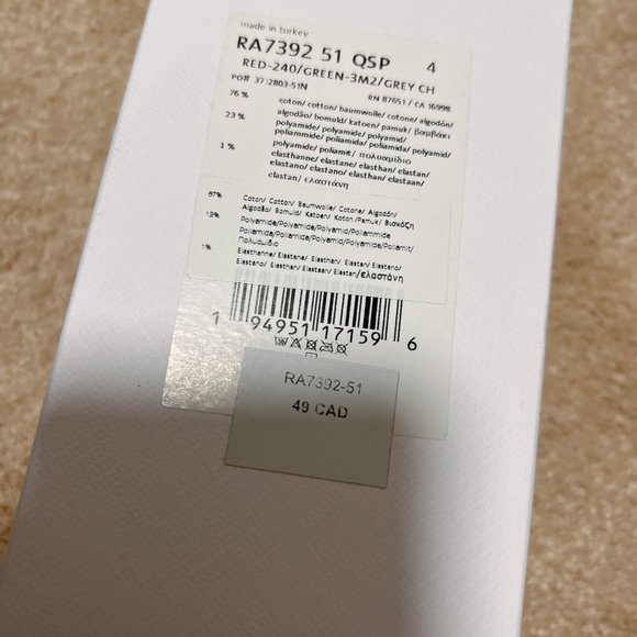 Lacoste Women’s Long Cotton Sock 3-Pack - Picture 6 of 7